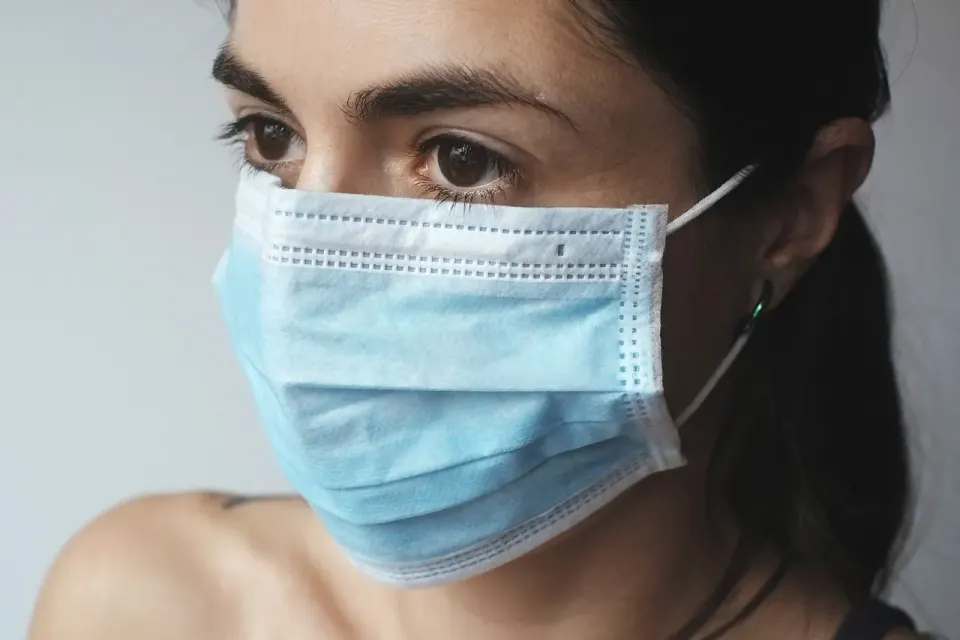 worker, woman, mask, face mask