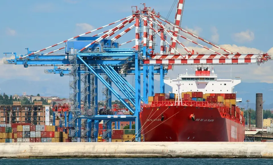 shipping, container crane, cargo, export