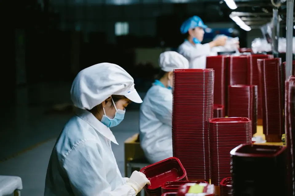 worker, woman, mask, face mask