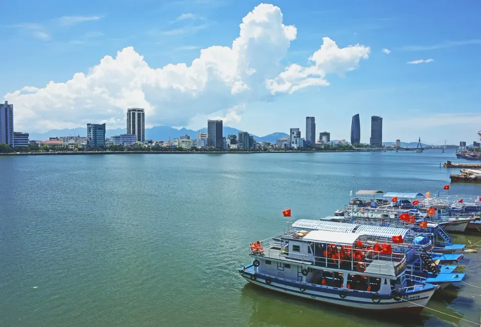 vietnam, river, nature, boats