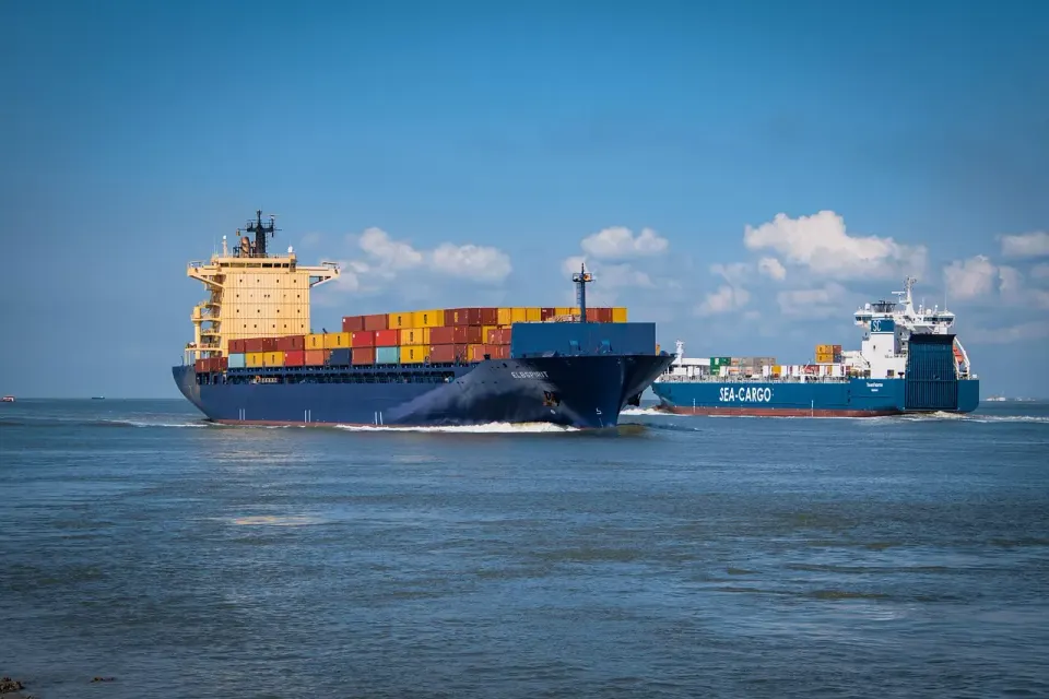 container ship, container transport, seagoing vessel, boat