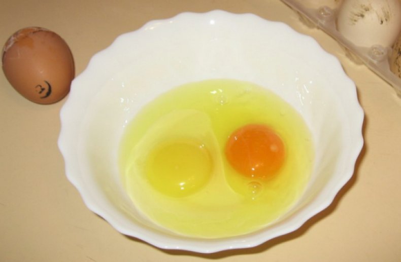 Jajko z zielonym żółtkiem